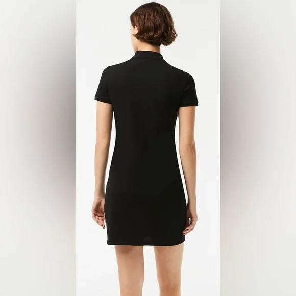 LACOSTE ORGANIC COTTON POLO DRESS SIZE SMALL (36) WORN ONCE - Picture 2 of 6